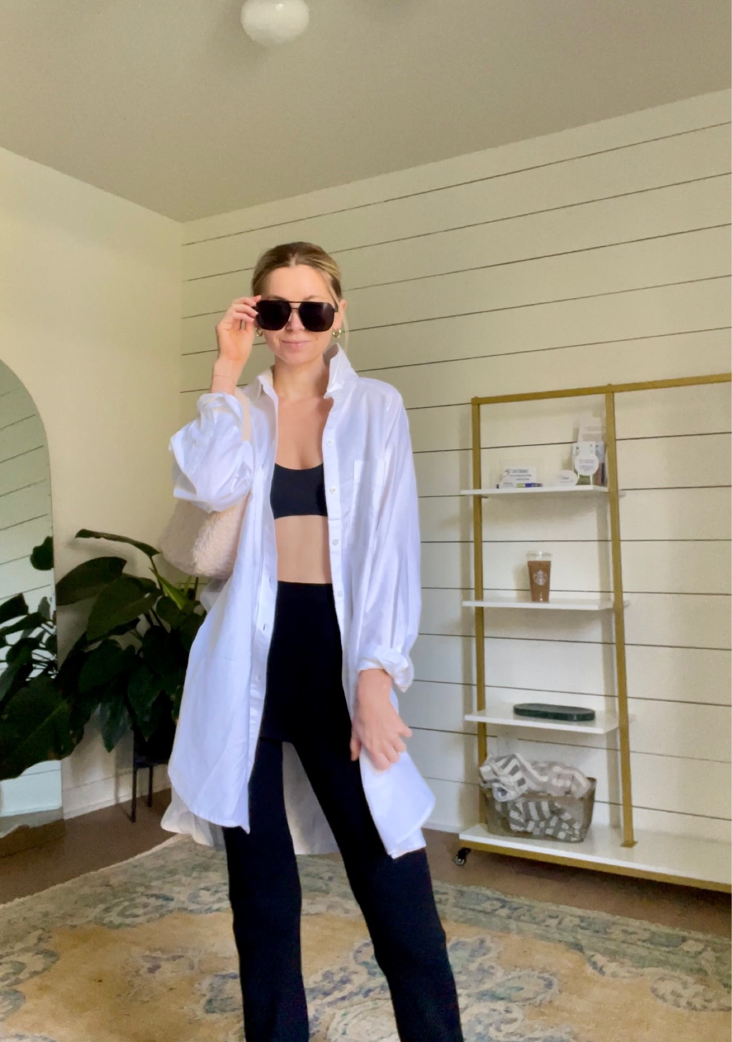 Pilates OOTD

Oversized white button down and flared black ribbed pants: H&M 

Bralette: Free People scuba style  

Bag: H&M

Sunglasses: Amazon Oversized black sunglasses 


aesthetic cream outfit Outfit of the day easy outfit capsule wardrobe styled basics, navy blue workout set, workout set, white king cardigan, white duster cardigan Minimalist fashion inspo, Minimal outfits, fall style, fall style inspo, mom outfit, winter fashion inspo, winter fashion trends, parisian chic, white ribbed shirt, capsule wardrobe outfit ideas, Pilates outfit ideas, street style, chic outfit ideas, Parisian chic, European summer, European outfit, budget style, Pilates girl, Pilates girlie, wellness, wellness tip, fitness girl



#LTKunder100 #LTKU #LTKfit