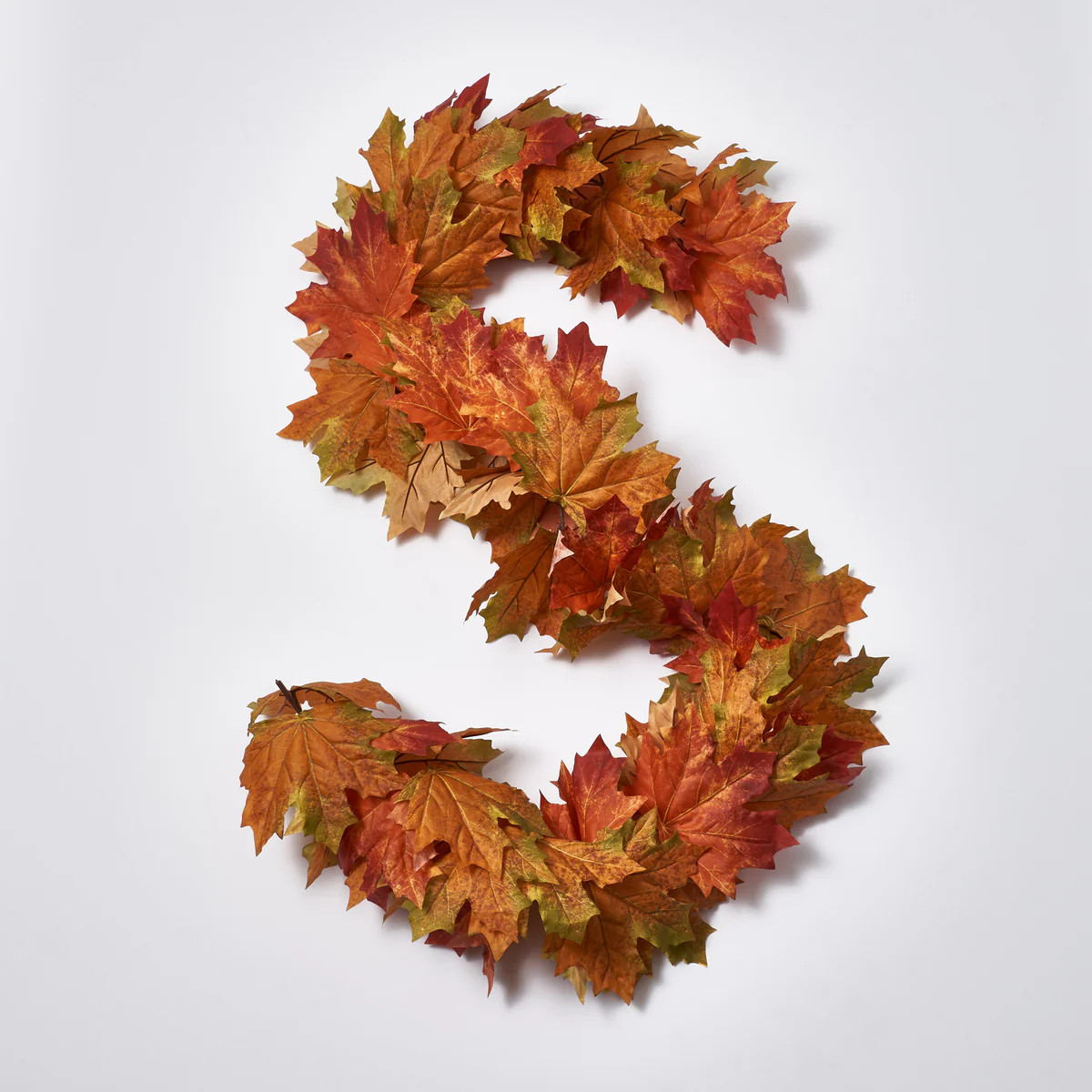 Classic Fall Harvest Maple Leaf Table Runner Mantel Garland | Darby Creek Trading