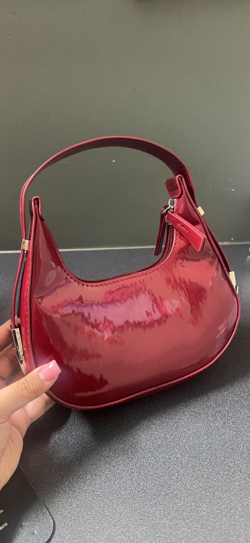 JYG Crescent Shoulder Bag for Women Retro Hobo Handbags Top Handle Y2k Underarm Bags Fashion Ladi... | Amazon (US)