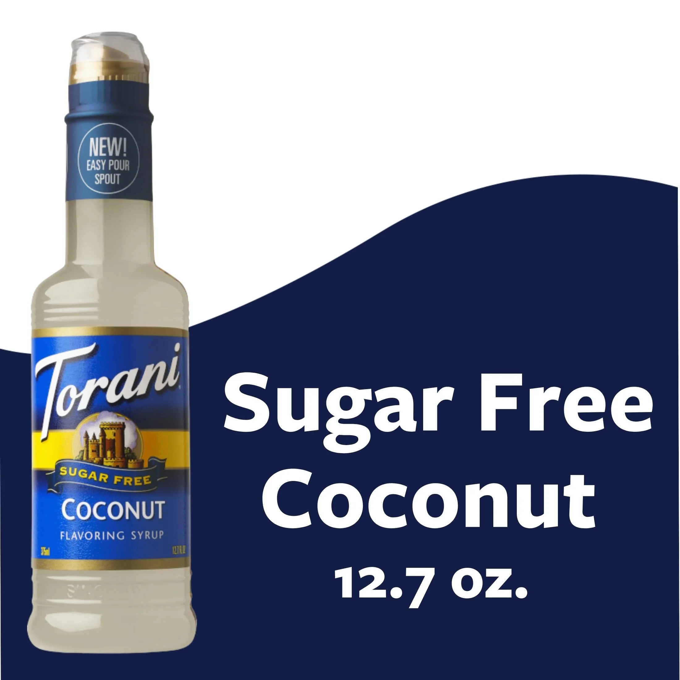 Torani Sugar Free Coconut Syrup, No Calorie, Authentic Coffeehouse & Soda Syrup, 12.7 oz | Walmart (US)