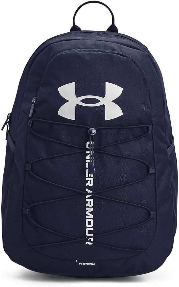 Under Armour Unisex-Adult Hustle Sport Backpack , Midnight Navy (410)/Metallic Silver , One Size ... | Amazon (US)