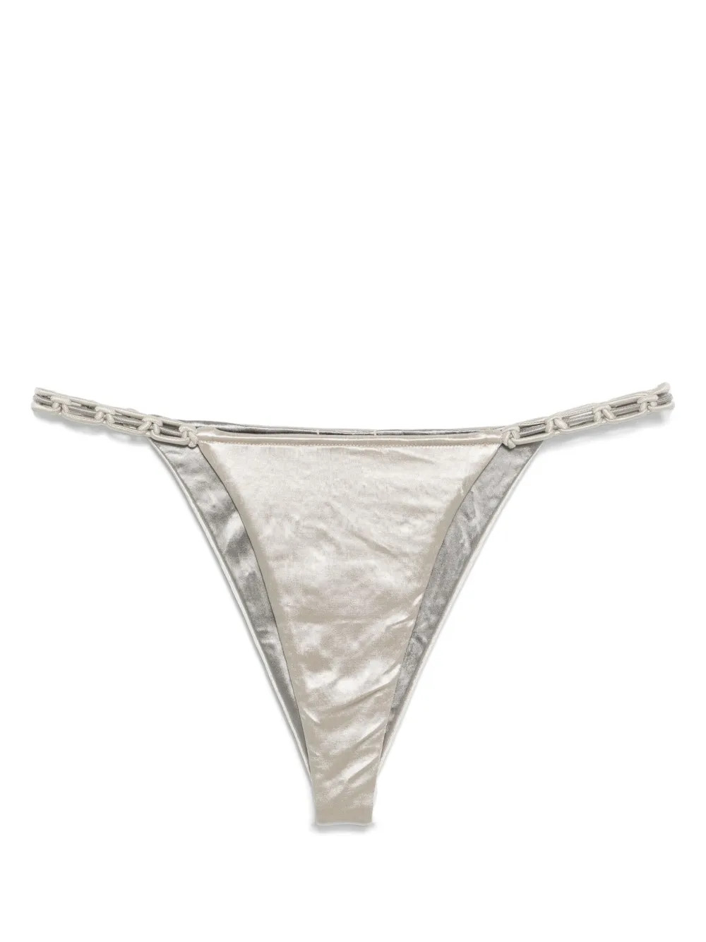 Isa Boulder Astoria Chain Bikini Bottoms | Grey | FARFETCH | Farfetch Global