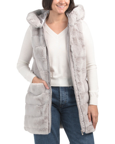 Faux Fur Vest | TJ Maxx
