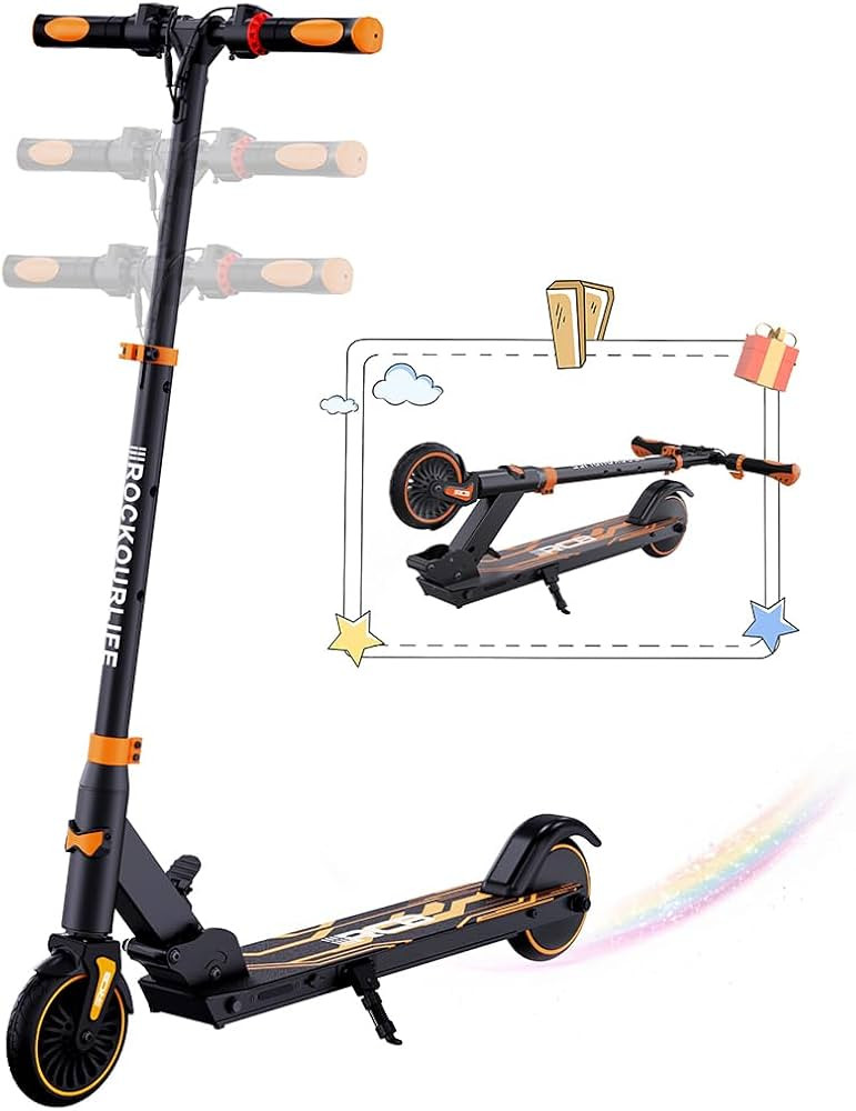 RCB TECH E-Scooter Kinder (8-12-16 Jahre) - Faltbarer Elektroroller für Kinder - Max Reichweite ... | Amazon (DE)