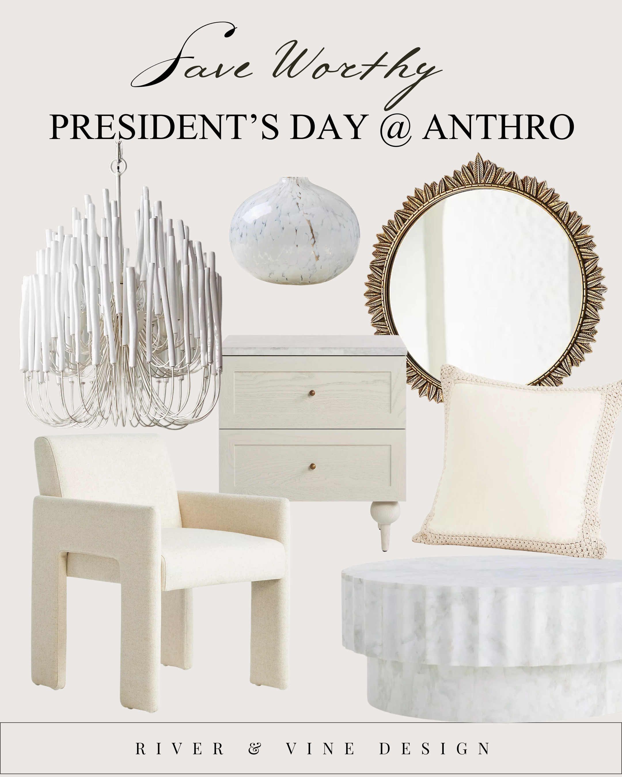 ✨ Save this if you love elevated, timeless home finds.

Anthro’s President’s Day sale is one of the few times their best pieces actually get discounted — and these are the ones worth grabbing.

Think:
✔️ sculptural lighting
✔️ statement mirrors
✔️ soft neutrals
✔️ heirloom-style accents

All linked while prices are down 🤍

Which piece caught your eye first? 

 #LTKHome #LTKSaleAlert