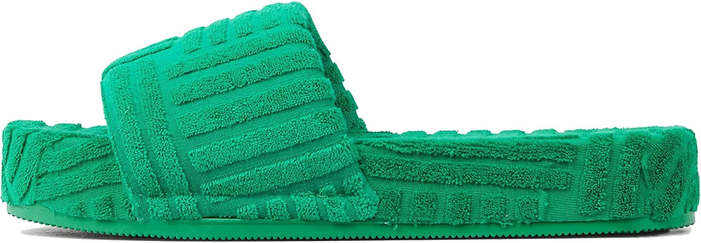 keleimusi Womens Towel Fabric Slipper Thick Sole Round Toe Strap Slide Sandals | Amazon (US)