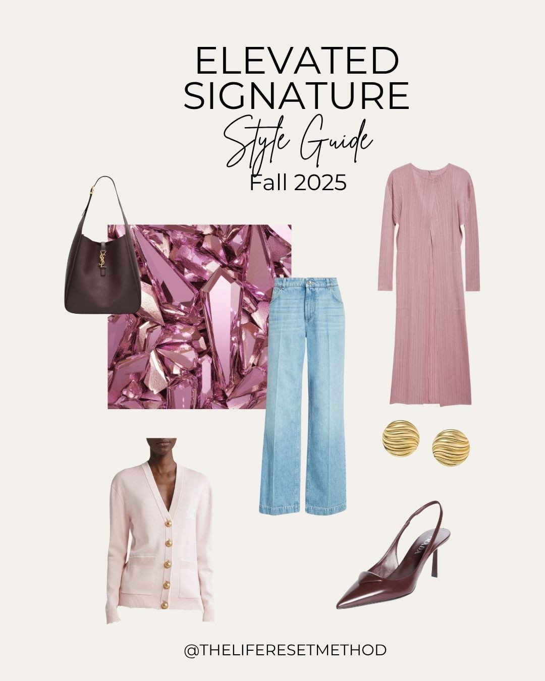 Where sophistication meets soul. The Elevated Signature edit blends soft femininity with structured polish--think rose tones, fluid knits, and refined statement pieces that define your next-level era. #ElevatedSignature #FallStyle #TheLifeResetMethod #AlignedStyle #StyleEdit #EffortlessElegance 

 #LTKGiftGuide #LTKSeasonal #LTKStyleTip