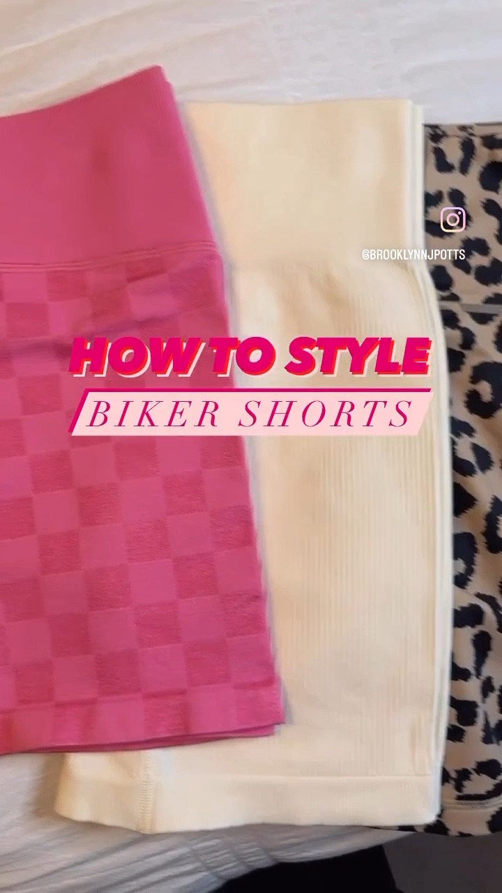 How to style biker shorts 💖 #bikershorts #affordablefashion 

#LTKunder100 #LTKFind #LTKfit