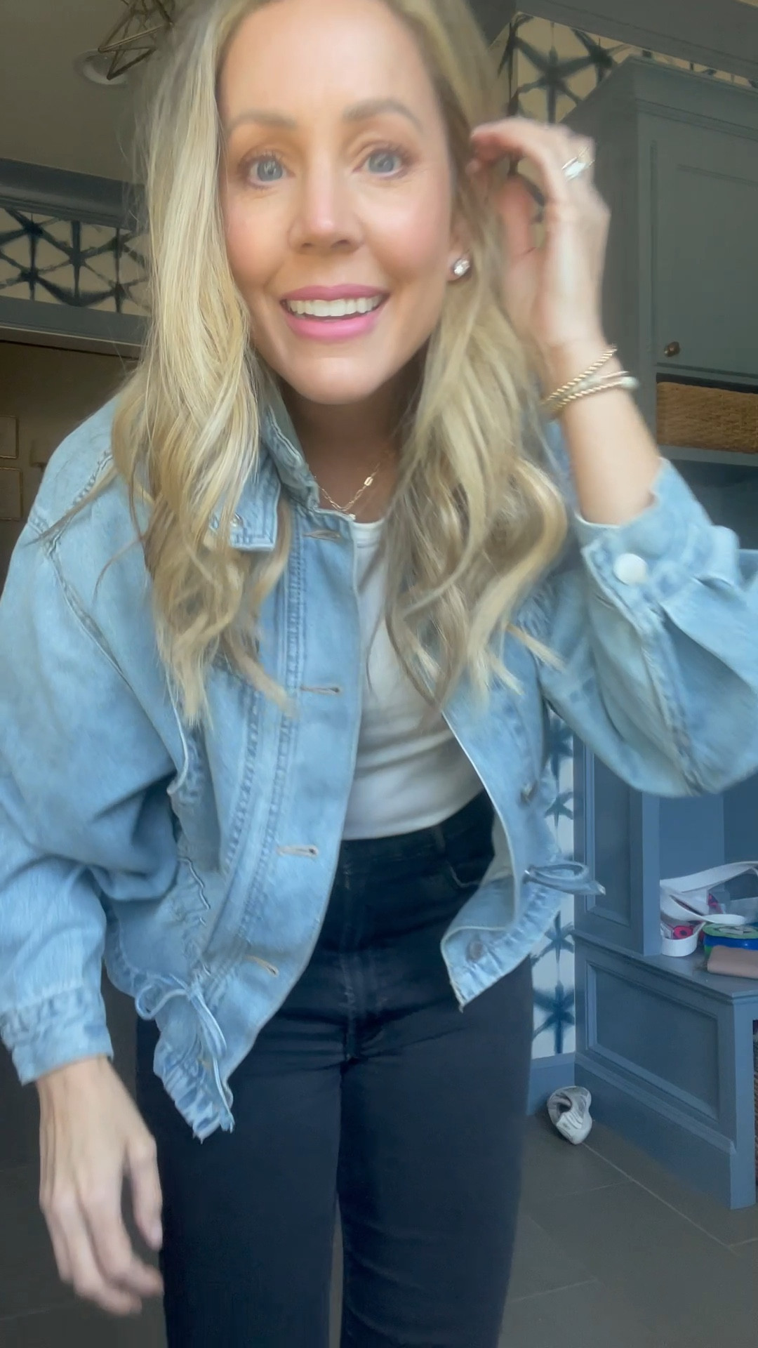 Target denim jacket 30% off. Wearing size small in the jacket.
Amazon mesh flats big spring sale deal



Target Circle deals
Amazon big spring sale
Spring outfits 2026
Target fashion
Jean jacket
Denim jacket
Mom style
Casual style

#LTKootd #LTKSaleAlert #LTKmomlife