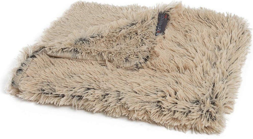 Best Friends by Sheri Throw Shag Dog & Cat Blanket, Taupe, Jumbo | Chewy.com