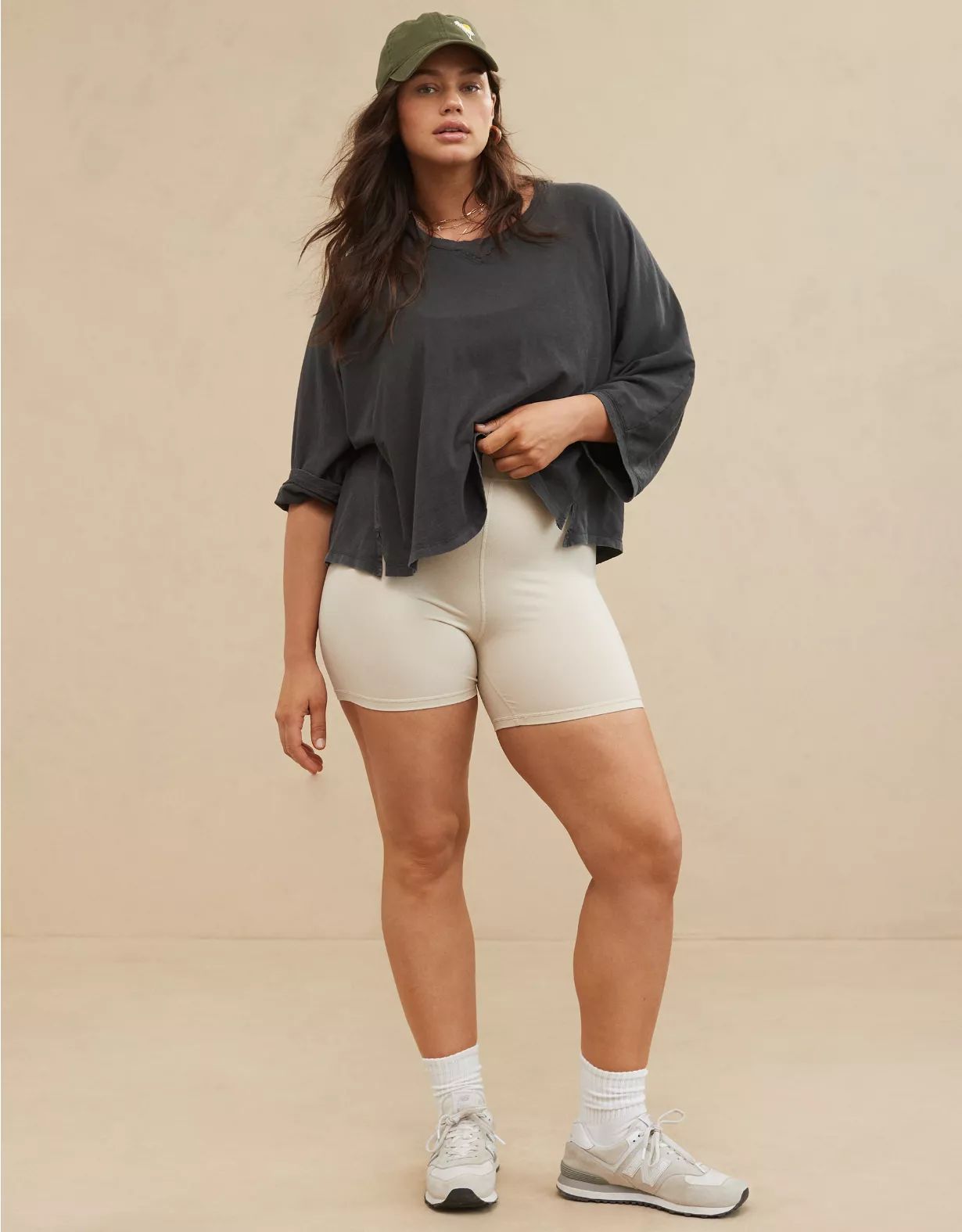 Aerie Summer House Slouchy Oversized T-Shirt | Aerie