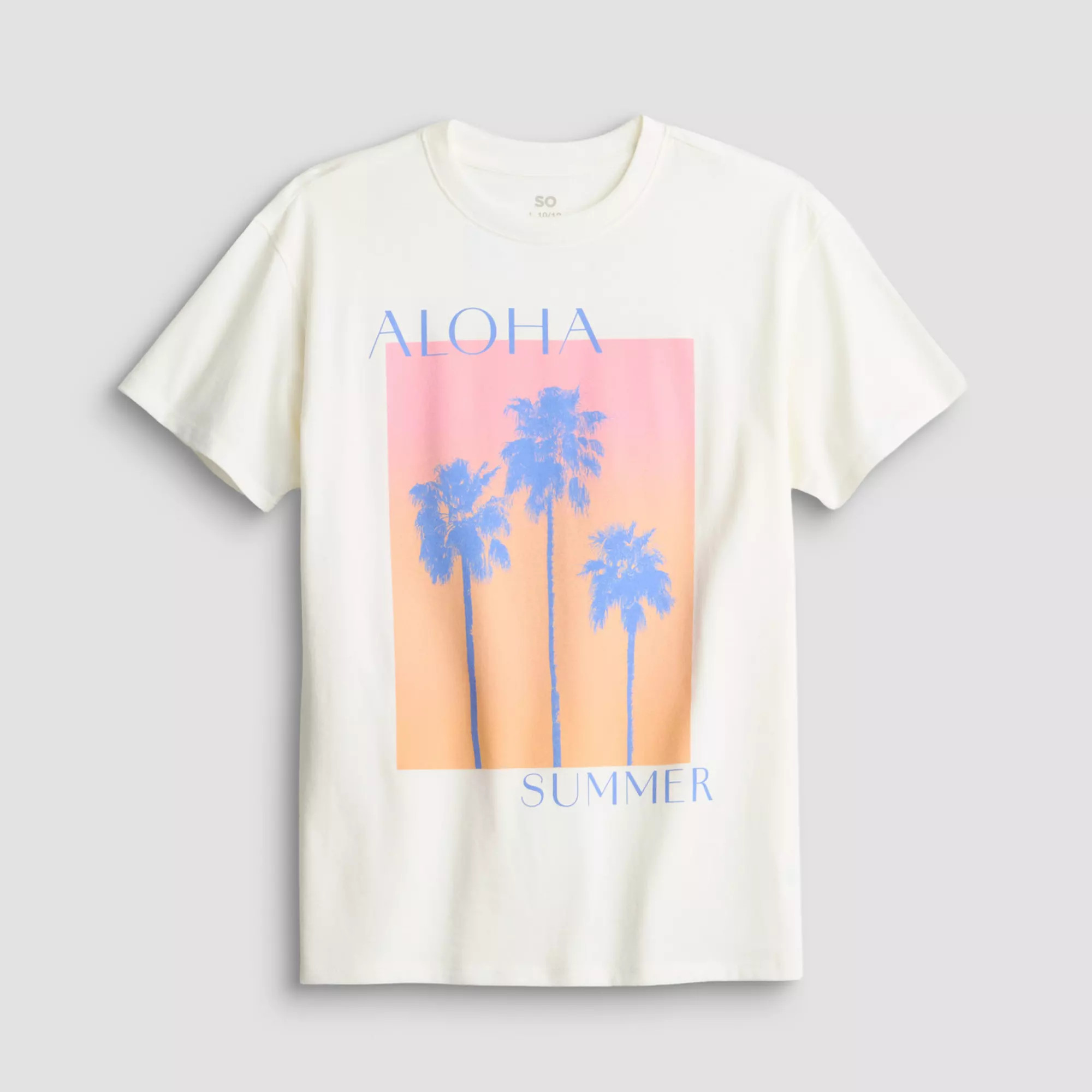 Girls 7-20 SO® Short Sleeve Oversized Graphic Tee in Regular & Plus Size | Kohl's