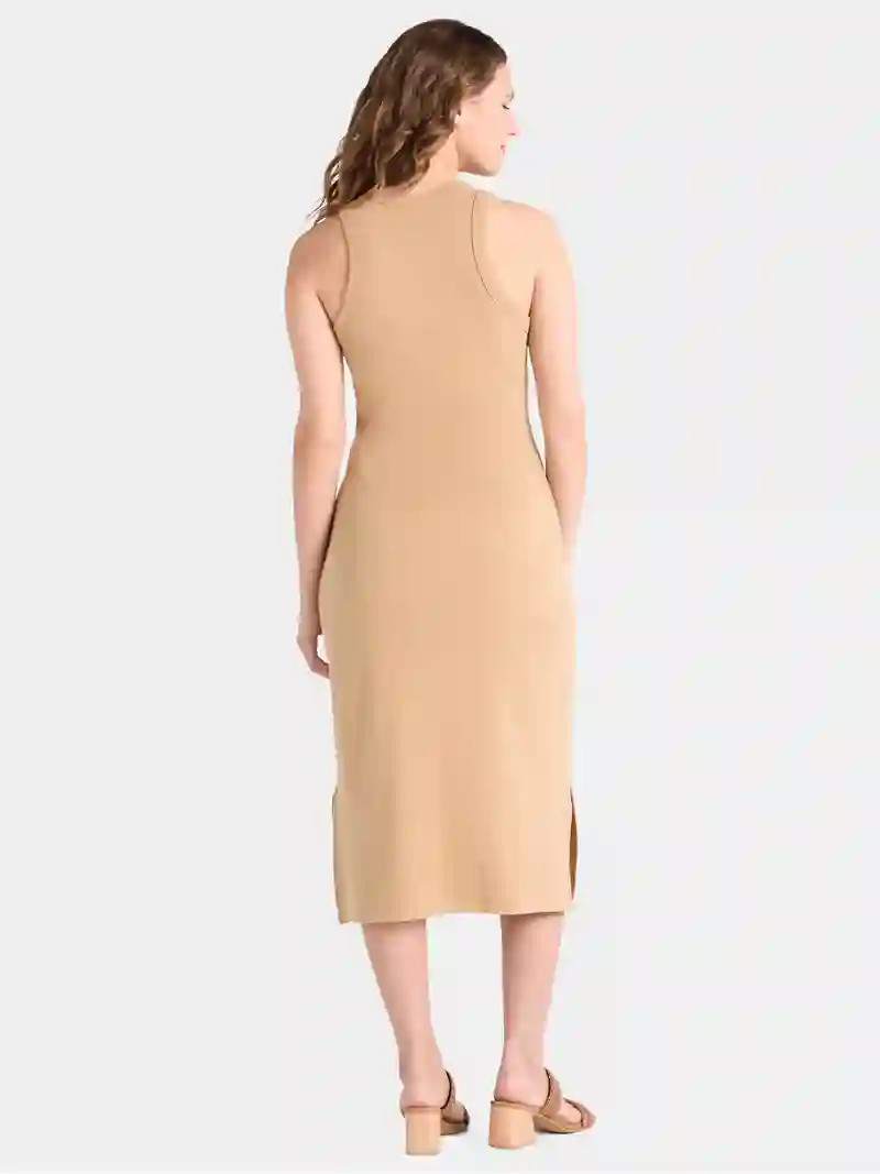 Time and Tru Women's High Neck Tank Dress, XS-XXXL | Walmart (US)
