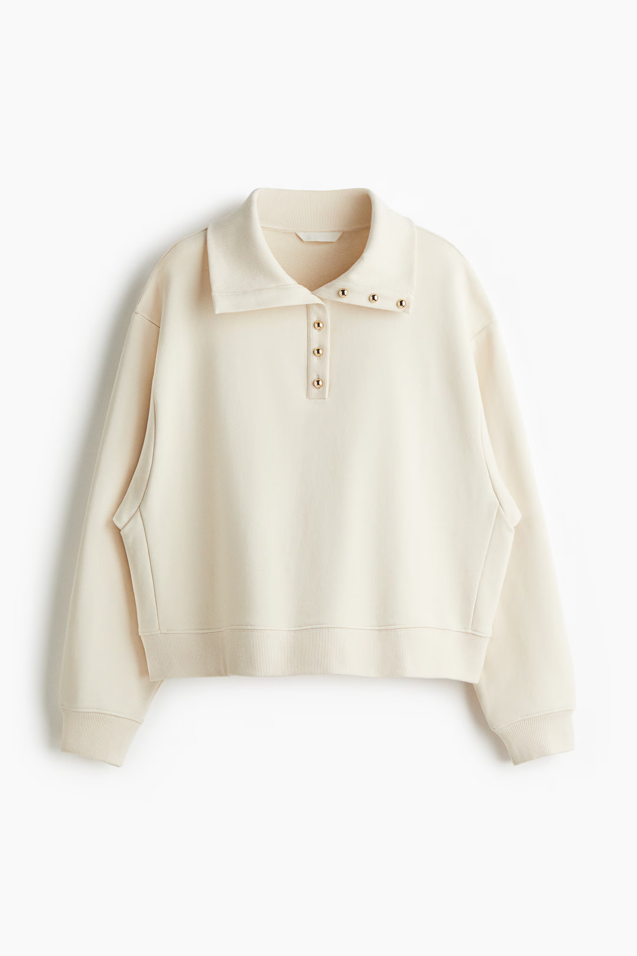 Button-top sweatshirt | H&M (US + CA)