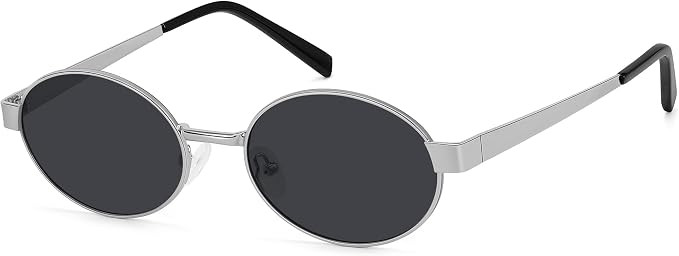 Premium Retro Vintage Oval Sunglasses for Women & Men|Trendy Metal Frame UV Protection Shades | Amazon (US)