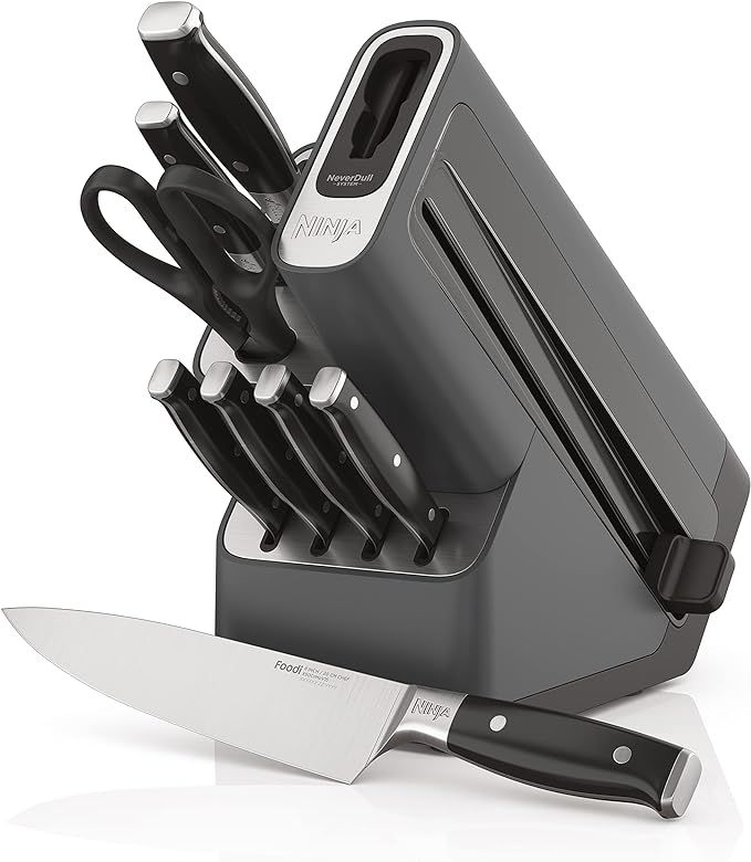 Ninja K32009 Foodi NeverDull Premium Knife System, 9 Piece Knife Block Set with Built-in Sharpene... | Amazon (US)