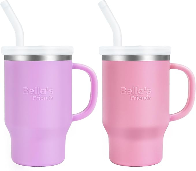 Bella's Friends Handy Mini Tumbler – Adorable 9 oz Toddler Sippy Cup, Stainless Interior & Si... | Amazon (US)