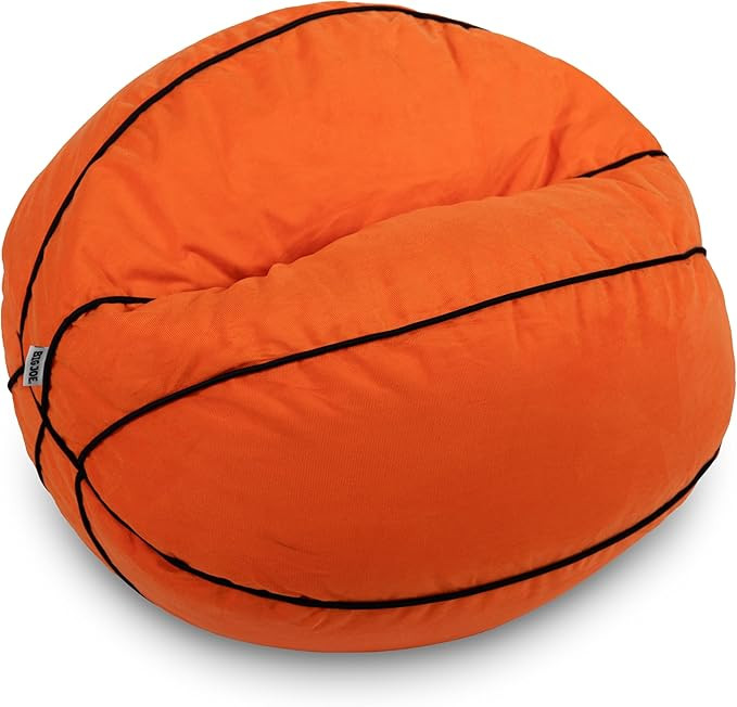 Big Joe Sports Ball Child-Sized Bean Bag Chair for Kids, Basketball Plush, Ultra-Soft Lightweight... | Amazon (US)