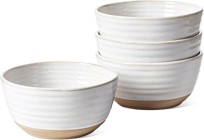 LE TAUCI Soup bowls 28 oz, Ceramic Cereal Bowl for Kitchen, Stoneware Bowl for Pho, Chip, Fruit, ... | Amazon (US)
