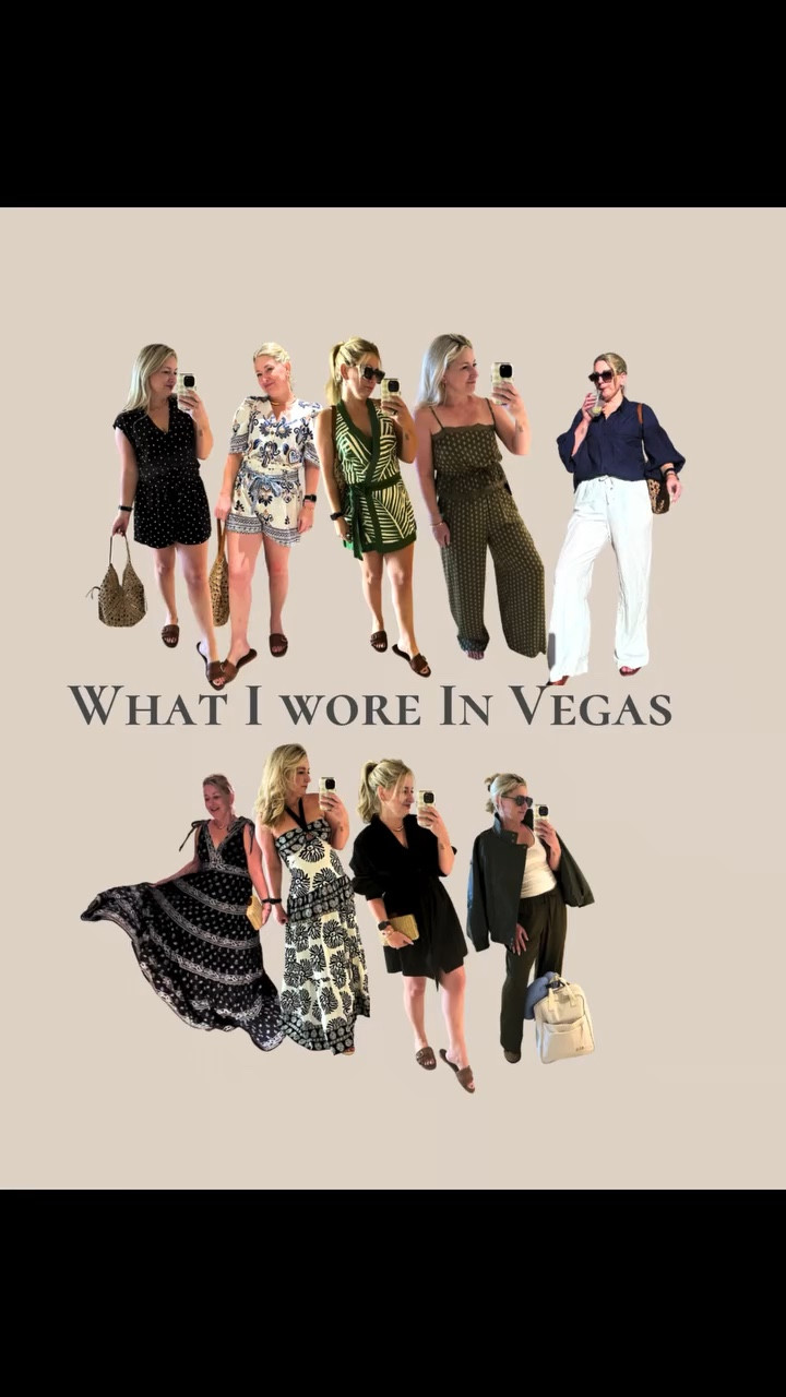 vegas outfit recap ✨
here’s everything I wore in las vegas this week — from daytime resort looks to dinner and party outfits.

i always try to pack pieces that work for multiple occasions so i can mix, match, and stay comfortable while walking the strip. petite-friendly, easy vacation style that still feels put together.

which vegas look was your favorite?

shop everything in my LTK and ShopMy 

#vegasoutfits #lasvegasstyle #vacationoutfits #resortstyle #petitefashion over40style travelstyle ltkcreator marylandinfluencer easternshoremd

#LTKTravel #LTKPetite #LTKOver40