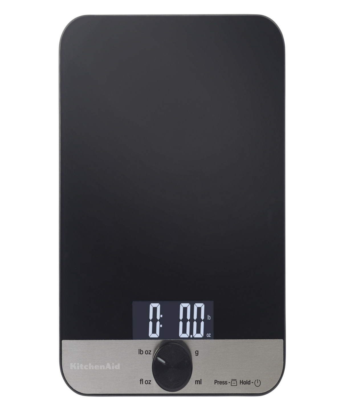 KitchenAid Glass Surface Digital Kitchen and Food Scale in Black