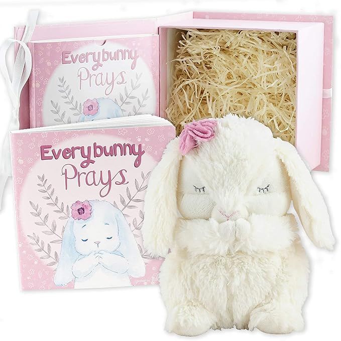 Tickle & Main Everybunny Prays, Baby and Toddler Gift Set with Praying Musical Bunny and Book in ... | Amazon (US)