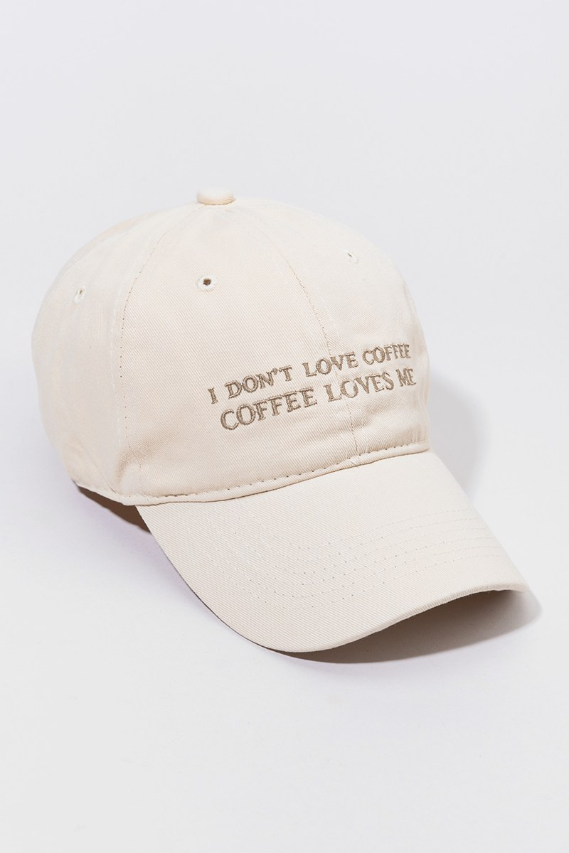 I don't Love Coffee Baseball Hat | Francesca's