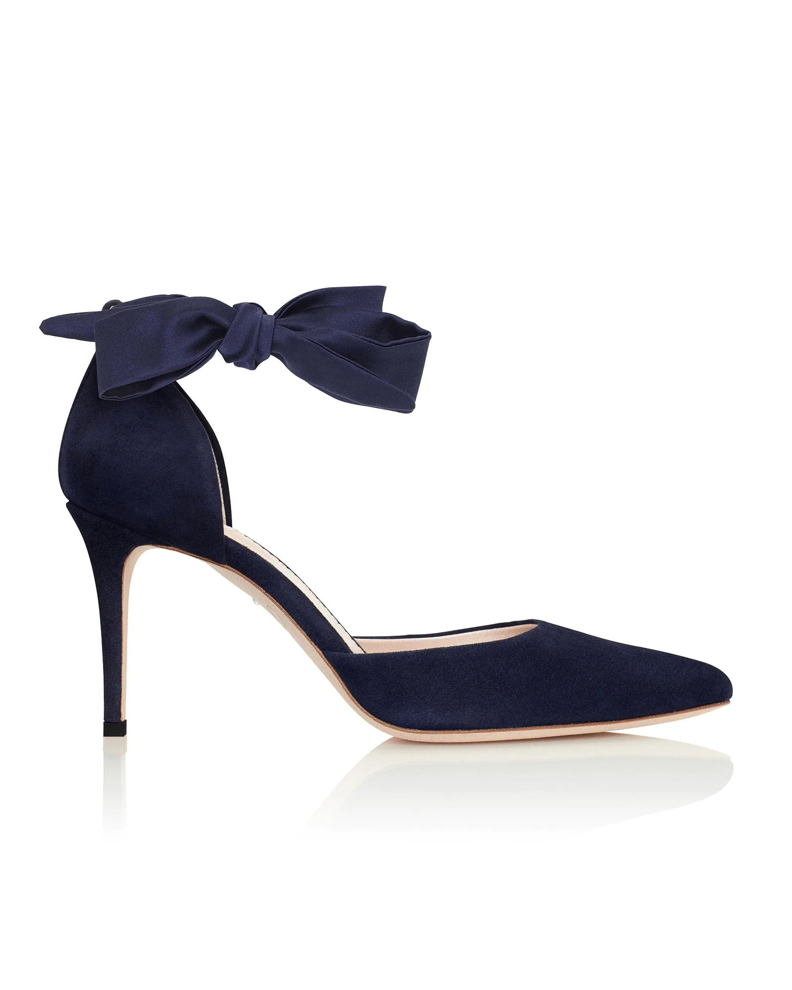 Harriet Navy Suede
			Mid Heel | Emmy London