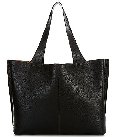 HOBO Vida Large Pebbled Leather Tote Bag - Black Biscuit | Dillard's