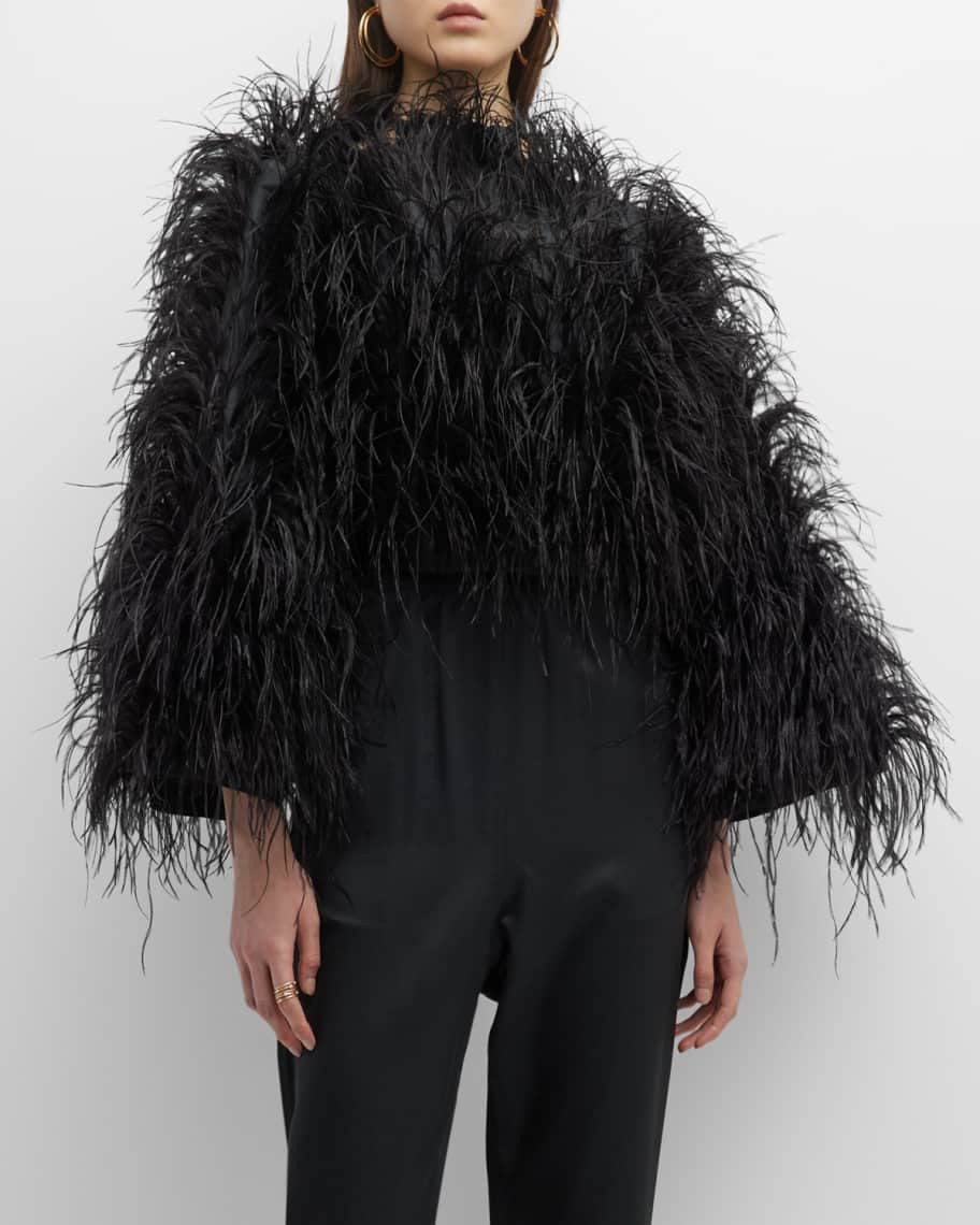 Cult Gaia Paolo Feather Jacket | Neiman Marcus