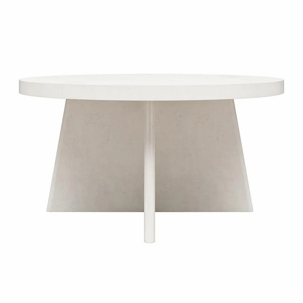 Queer Eye Liam Round Coffee Table, Plaster - Walmart.com | Walmart (US)