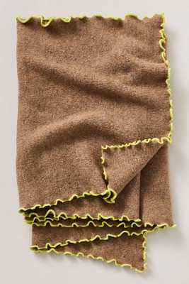 Maeve Lettuce Edge Scallop Scarf | Anthropologie (US)