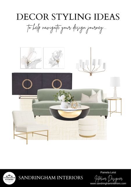 Living Room Home Decor Ideas 

Green sofa
Sideboard
Modern Coffee table
Rugs
Chandelier
Alabaster Table Lamp


#LTKstyletip #LTKFind