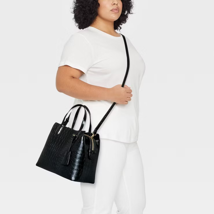 Triple Compartment Satchel Handbag - A New Day™ | Target