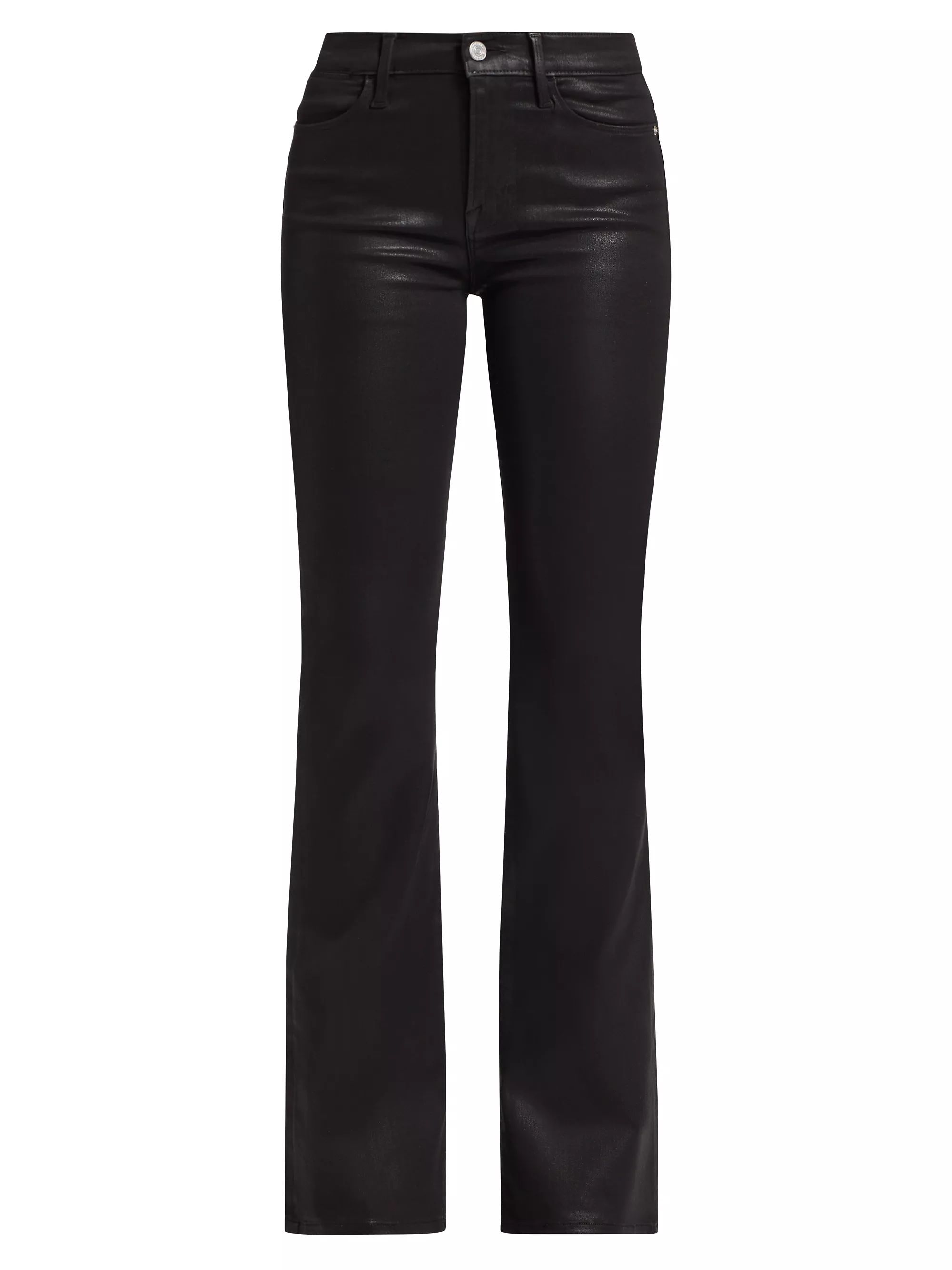 Le High Flared Coated Jeans | Saks Fifth Avenue