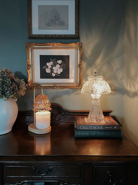 Vintage crystal lamp. Candle warmer lamp

#LTKhome #LTKstyletip #LTKfindsunder100