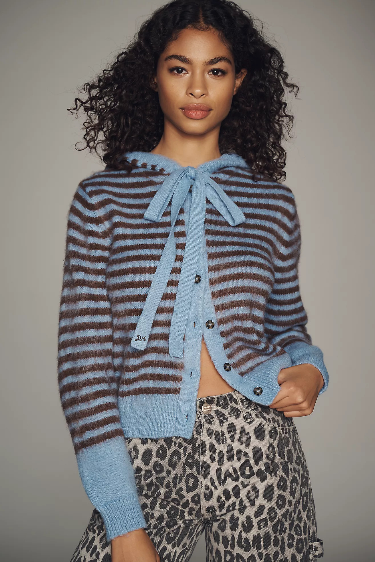 Damson Madder Ruthie Bonnet Cardigan Sweater | Anthropologie (US)