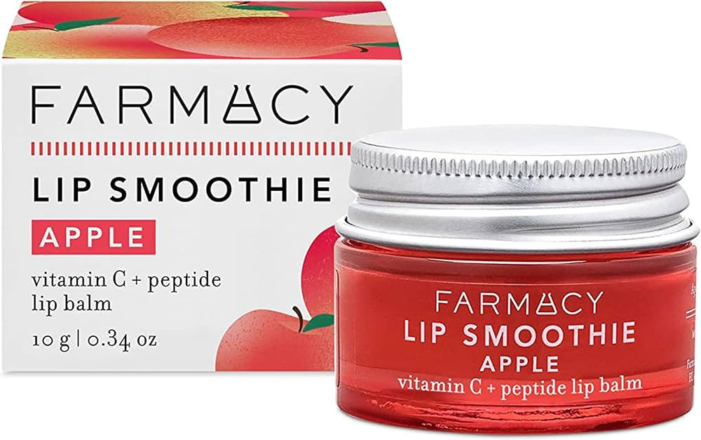 Farmacy Lip Smoothie Peptide Lip Balm - Lip Moisturizer & Plumper with Vitamin C - Apple Scented ... | Amazon (US)