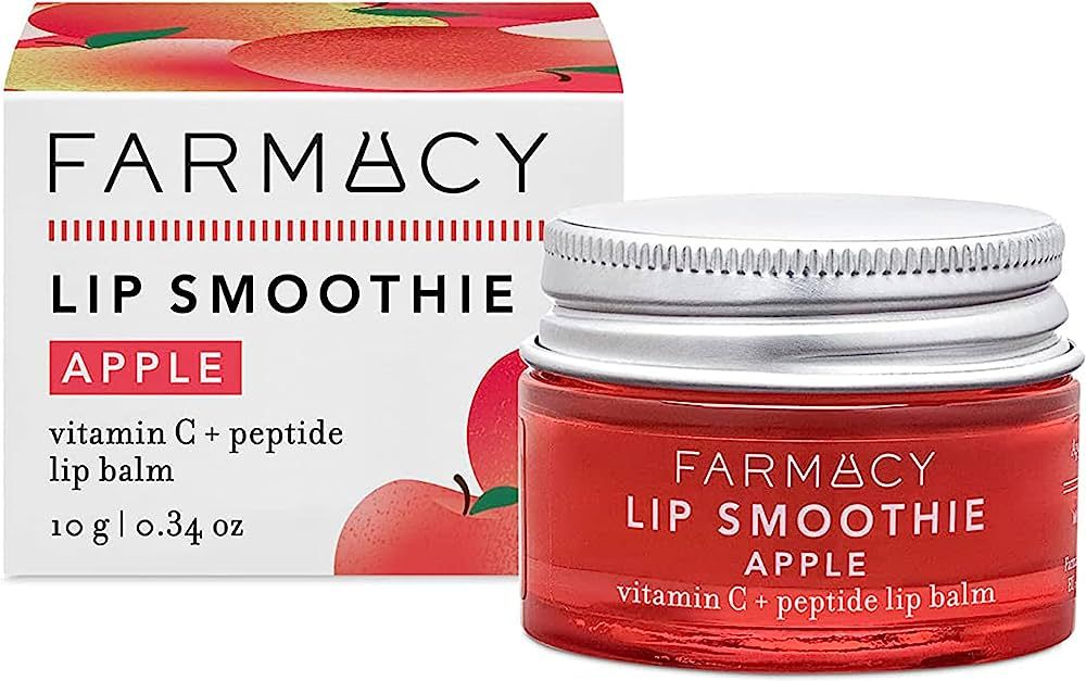 Farmacy Lip Smoothie Peptide Lip Balm - Lip Moisturizer & Plumper with Vitamin C - Apple Scented ... | Amazon (US)