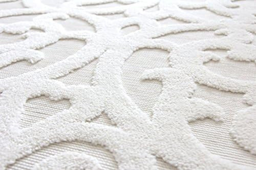 Amazon.com: Orian Sculpted 4704 Indoor/Outdoor High-Low Debonair Natural Area Rug, 7'9" x 10'10",... | Amazon (US)