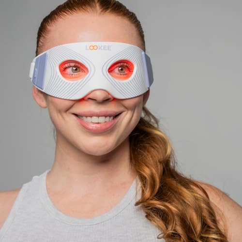 LOOKEE ReviveGlow LED Red Light Therapy for Eyes – Under Eye Red Light Therapy Glasses for Anti-Aging, Wrinkle Reduction, and Mood & Sleep Enhancement & Eye Bags | Amazon (US)