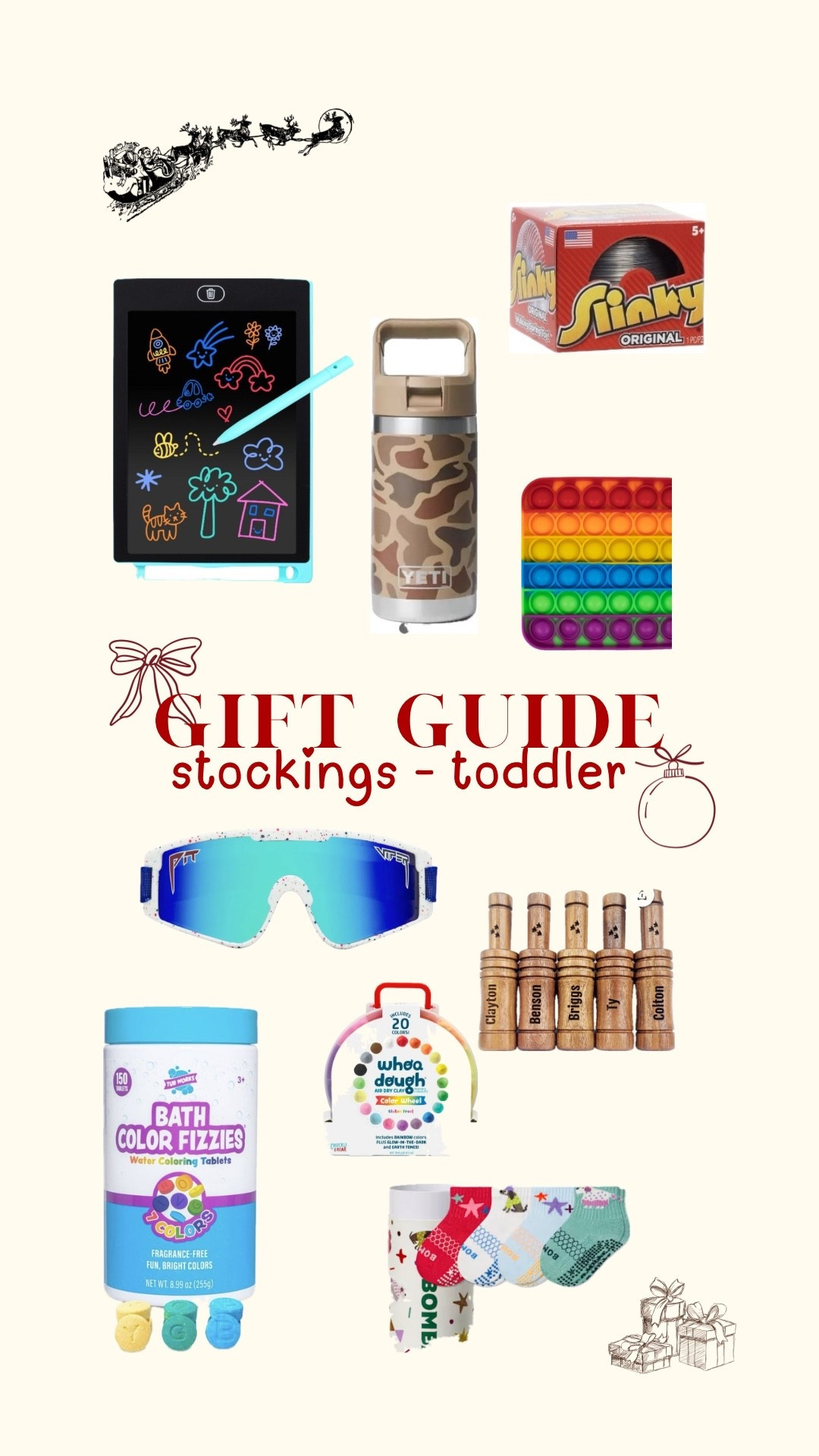 Cyber Monday gift guide - toddler stocking stuffers 




Gift guide for toddlers, presents for boys, gift ideas for boys 

#LTKGiftGuide #LTKCyberWeek #LTKKids