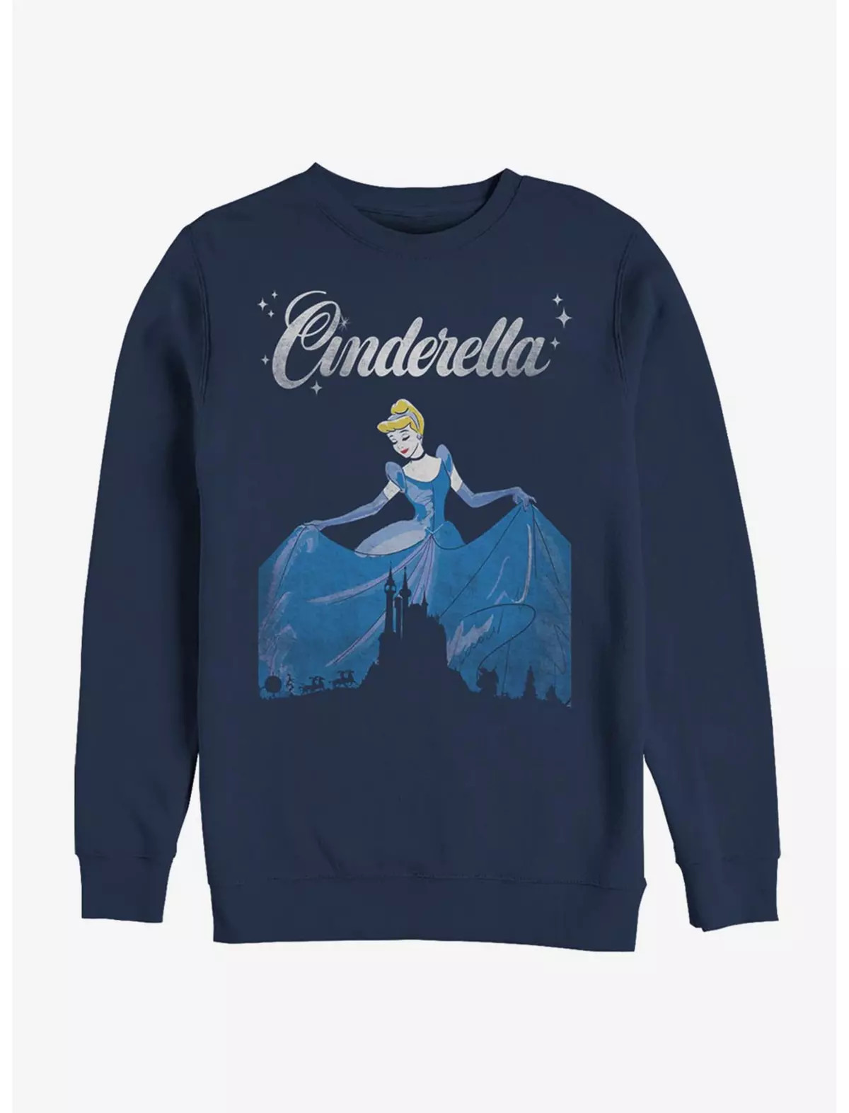 Disney Cinderella Castle Silhouette Sweatshirt | BoxLunch