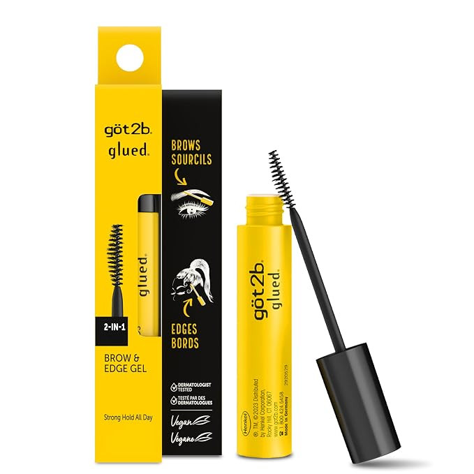 got2b Glued Brow Gel & Edge Control, Strong Hold, Clear, 0.54 Fl Oz | Amazon (US)