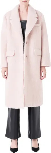 Oversize Longline Wool Blend Coat | Nordstrom