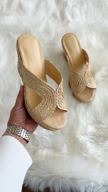 Love these raffia sandals for spring and summer! Currently on sale 20% off with code PEDIREADY. True to size. Great with dresses, skirts, pants, jeans or shorts! 

Spring sandals, spring shoes, wedge sandals, neutral wedge sandals, raffia wedge sandals, neutral heels, raffia heels, spring footwear, summer sandals, summer shoes, summer footwear, shoe wishlist, workwear sandals, sandals for work, neutral sandals, comfortable heels, versatile neutral sandals, raffia sandals, dressy sandals, vacation outfits, resort wear, neutral sandals 

#LTKshoecrush #LTKsalealert #LTKVideo