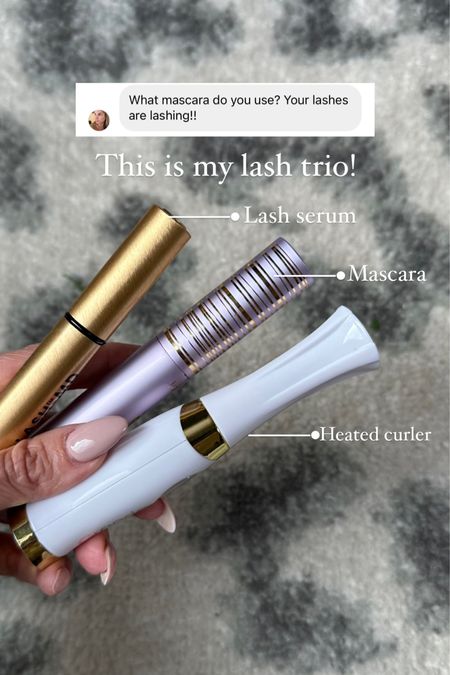 My eyelash combo!  Eyelash serum has helped my lashes grow so much!  This tubing mascara adds so much volume and is smudge proof! I finish with a heated eyelash curler!

#LTKfindsunder50 #LTKbeauty #LTKover40