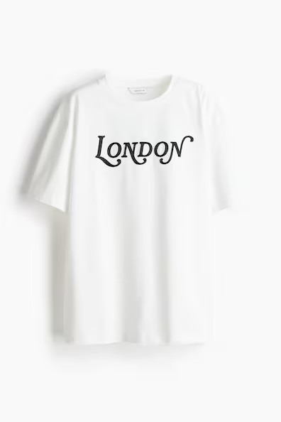 H & M - Printed T-Shirt - White | H&M (US + CA)