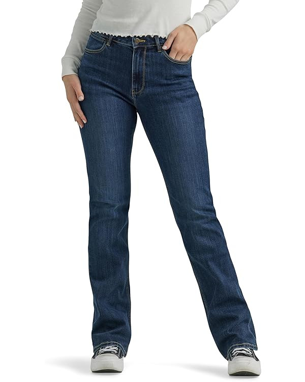 Wrangler Women's High Rise Bold Boot Jean | Amazon (US)