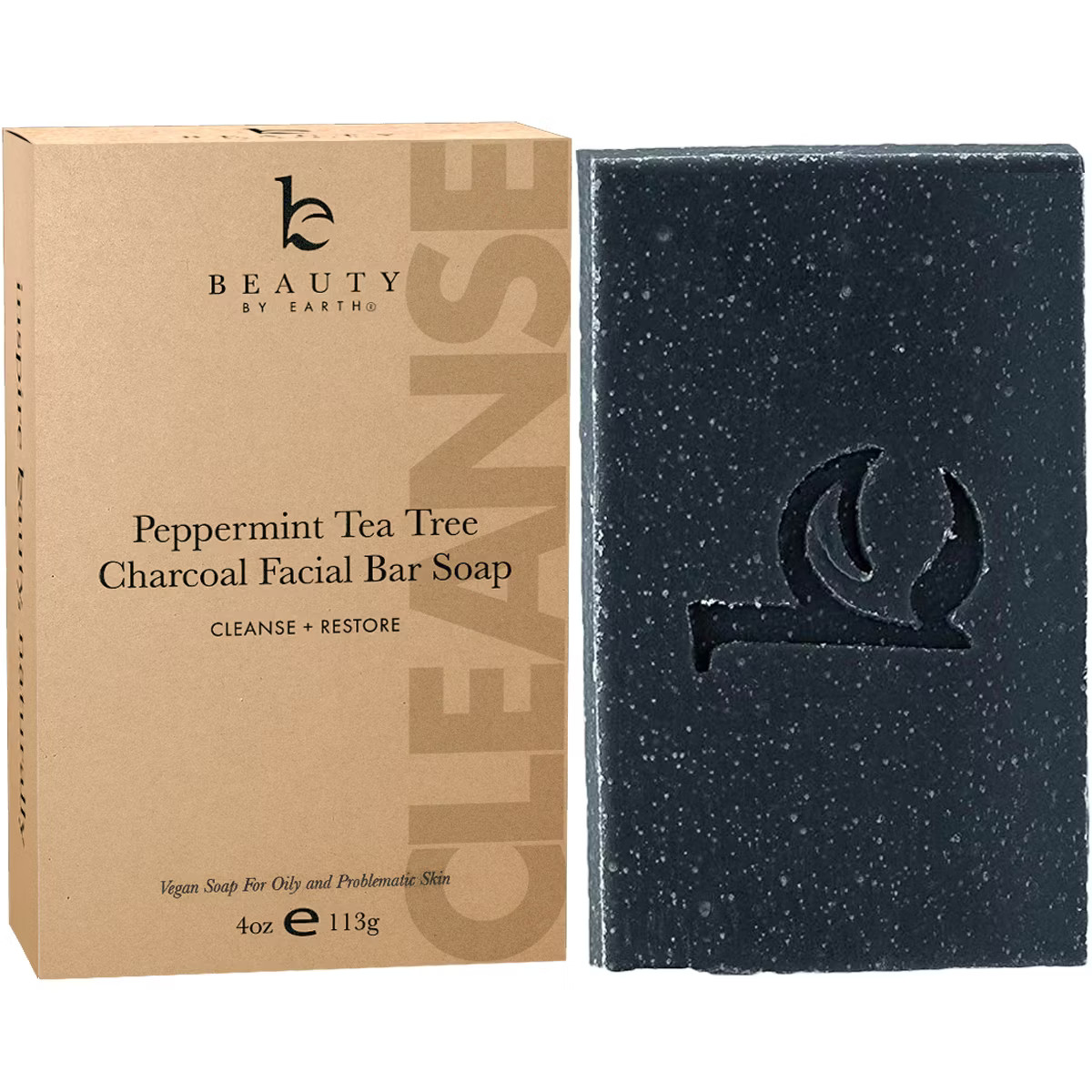 Beauty by Earth Charcoal Bar Soap for Face | Target